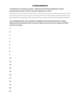 assignment thesaurus|ASSIGNMENT .